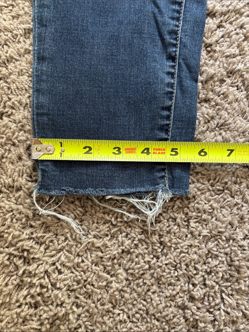 Articles Of Society Indigo Ripped Frayed Hem Jeans - Picture 9 of 16